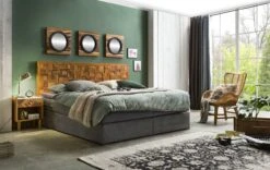 THIS & THAT Boxspringbett Mit Holz-Mosaik-Kopfteil 18006-03 7 THIS & THAT Boxspringbett Mit Holz-Mosaik-Kopfteil 18006-03 -Betten-Prinz 28739 1280x1280