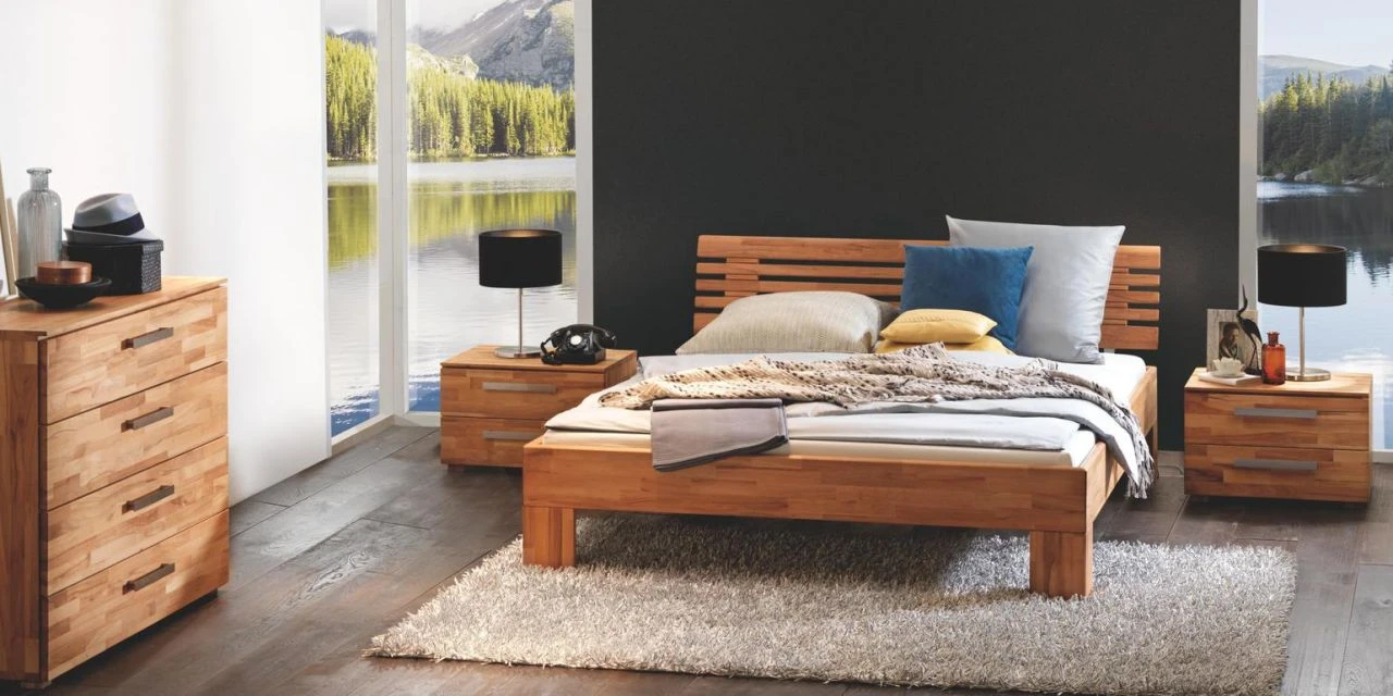 Wood-Line Premium 18, Kopfteil Litto, Füße Massa 3 Wood-Line Premium 18, Kopfteil Litto, Füße Massa