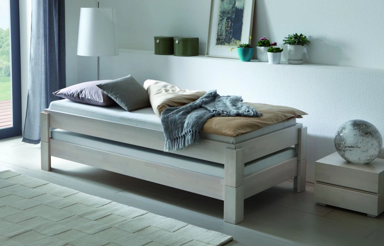 Wood-Line Classic 16, Ohne Kopfteil, Füße Amigo 4 Wood-Line Classic 16, Ohne Kopfteil, Füße Amigo – Bild 2