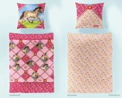 Bierbaum Renforcé Bettwäsche Pferdefreunde GA2343, Pink 135 X 200 Cm