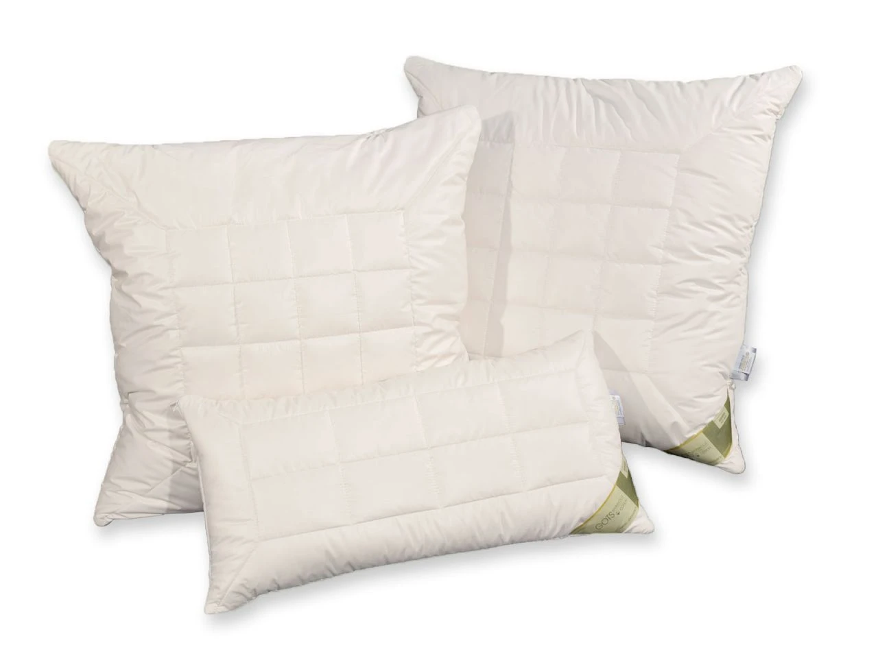 Bio-Cotton GOTS Organic Kopfkissen Mit Schurwollvlies 3 Bio-Cotton GOTS Organic Kopfkissen Mit Schurwollvlies