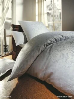 Florenz 2680 -Betten-Prinz Curt Bauer Mako Brokat Damast Bettwaesche 2680 Florenz weiss 1280x1280