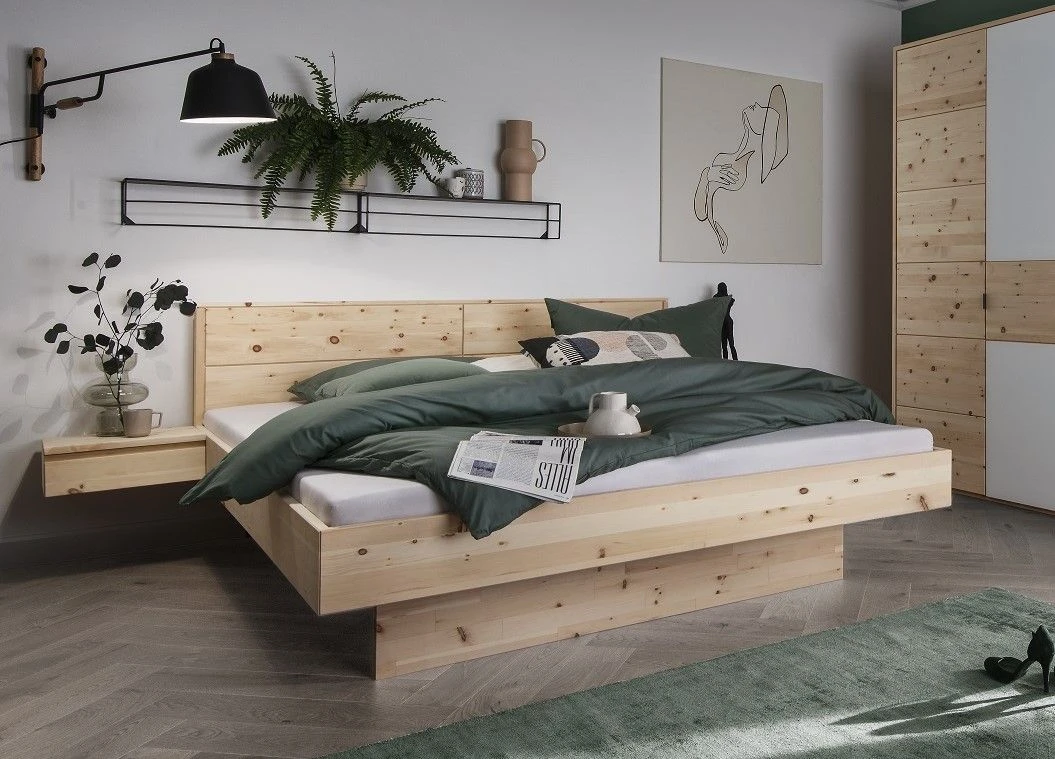 Massivholz-Bett Roseville Zirbe 3 Massivholz-Bett Roseville Zirbe