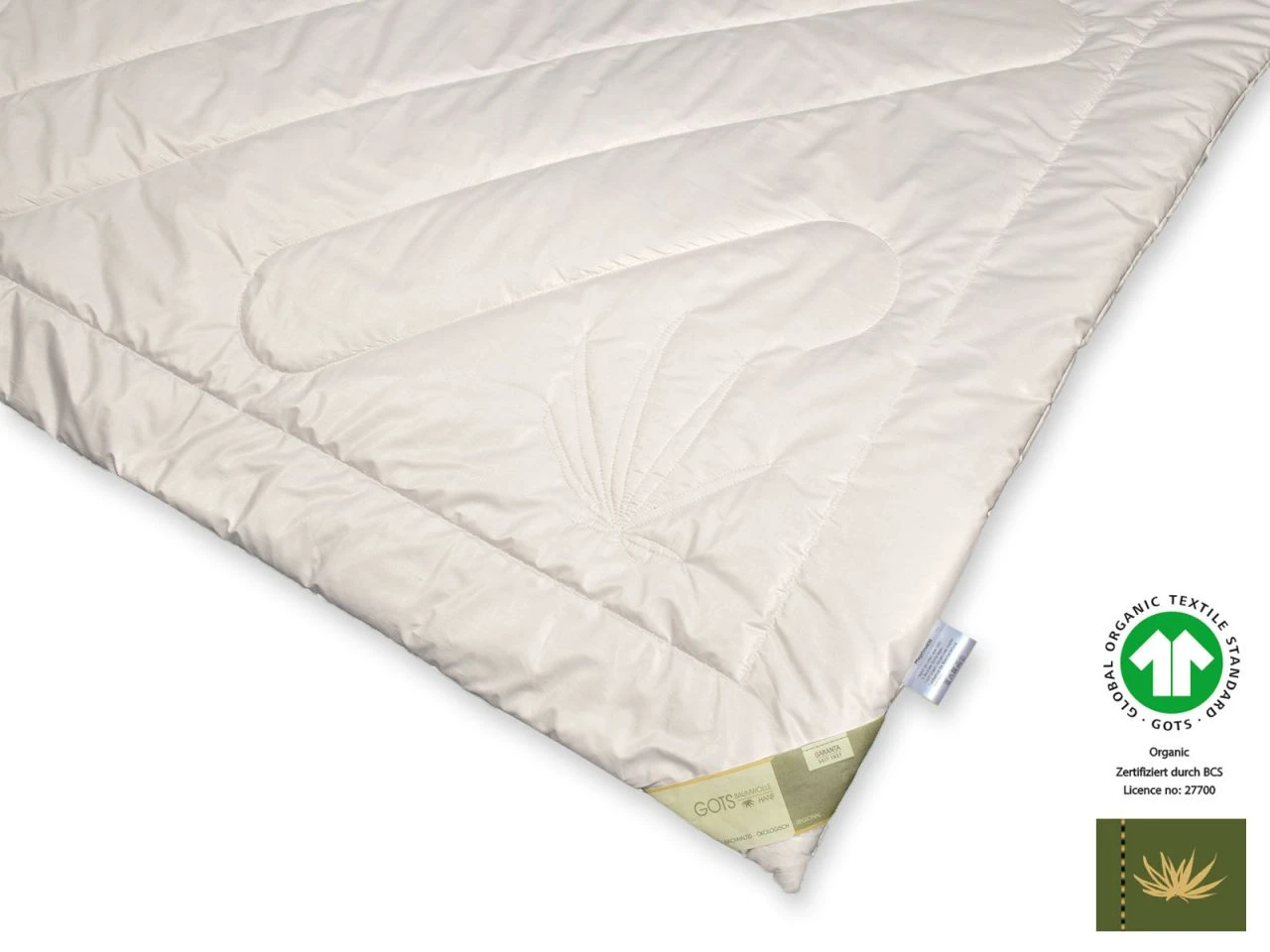 Bio-Hanf GOTS Organic Duo-Leichtsteppbett 5 Bio-Hanf GOTS Organic Duo-Leichtsteppbett – Bild 3