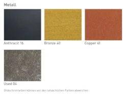 Rivo Griffe 13 Rivo Griffe -Betten-Prinz Hasena Farbkarte Metallarten Factory Line9aKo7ALScaso8 1280x1280