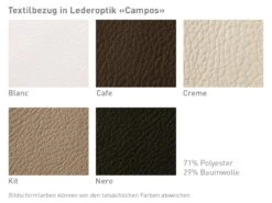 Dream-Line Silenzio 28 15 Dream-Line Silenzio 28 -Betten-Prinz Hasena Textilbezug Lederoptik CamposSvOX2hRGQZ4WS 1280x1280