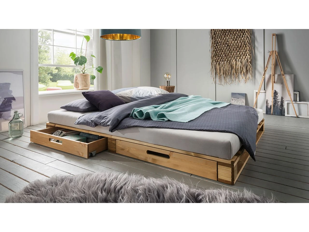 Palettenbett 3 Palettenbett