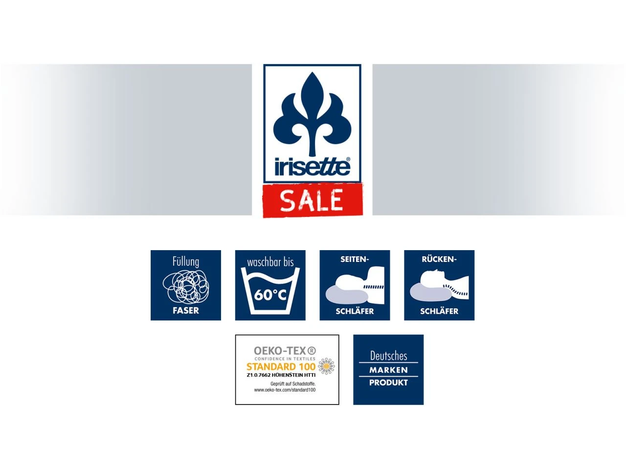 Irisette Nackenstützkissen Finn, 40 X 80 Cm 6 Irisette Nackenstützkissen Finn, 40 X 80 Cm – Bild 4