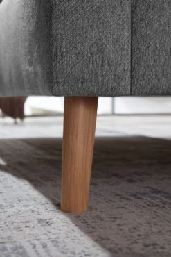 Jazz -Betten-Prinz Jazz Stelar 92 grau Detail Fuss Eiche 4239 22 1280x1280
