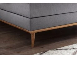 Massello 12 Massello -Betten-Prinz Massello Porto 31 hellgrau F sse Leisten eichefarbig Detail 1280x1280