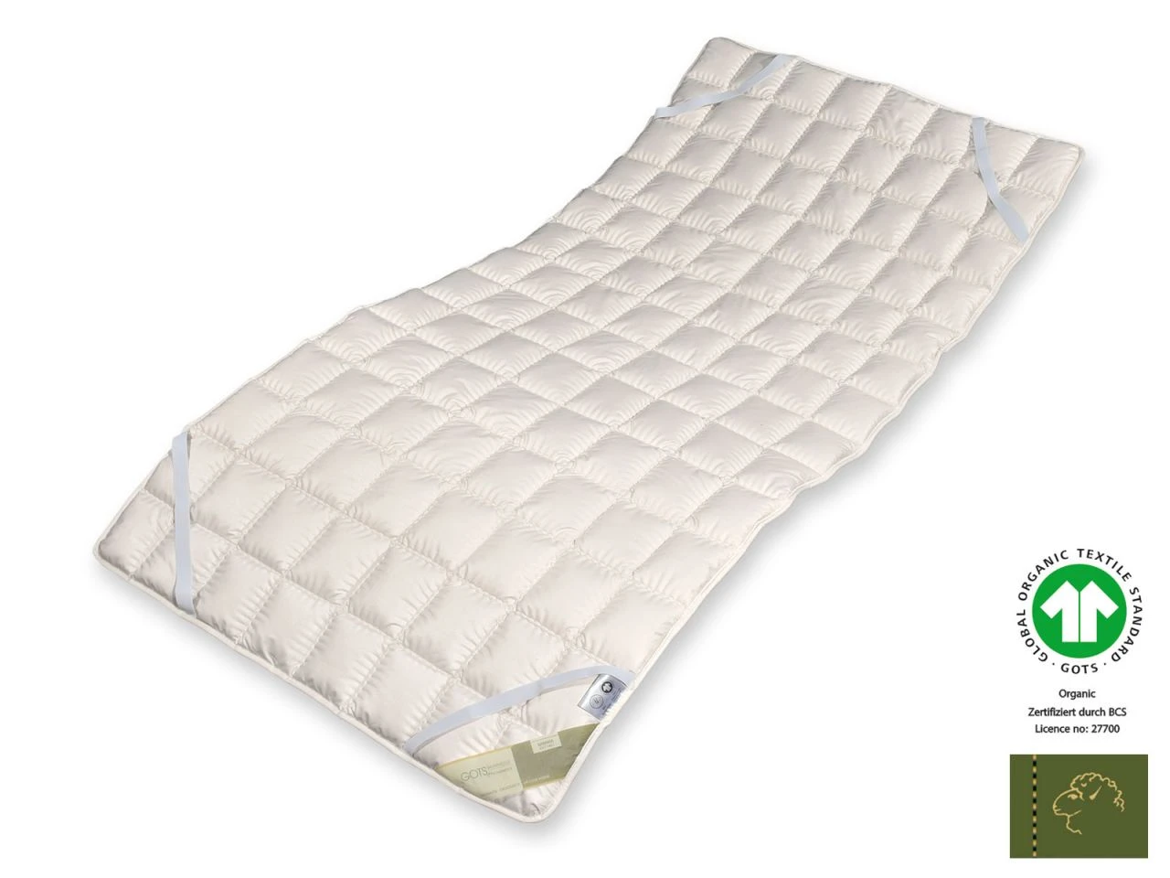 Bio-Schurwolle GOTS Organic Auflage 4 Bio-Schurwolle GOTS Organic Auflage – Bild 2