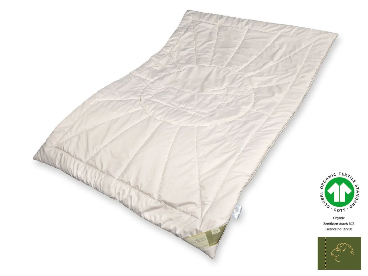 Bio-Schurwolle GOTS Organic Duo-Leichtsteppbett 3 Bio-Schurwolle GOTS Organic Duo-Leichtsteppbett