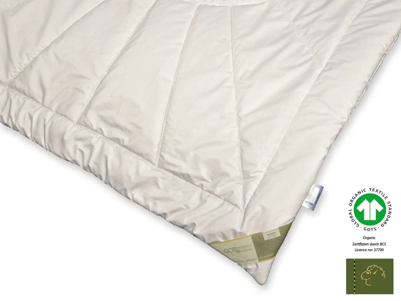 Bio-Schurwolle GOTS Organic Duo-Leichtsteppbett 5 Bio-Schurwolle GOTS Organic Duo-Leichtsteppbett – Bild 3