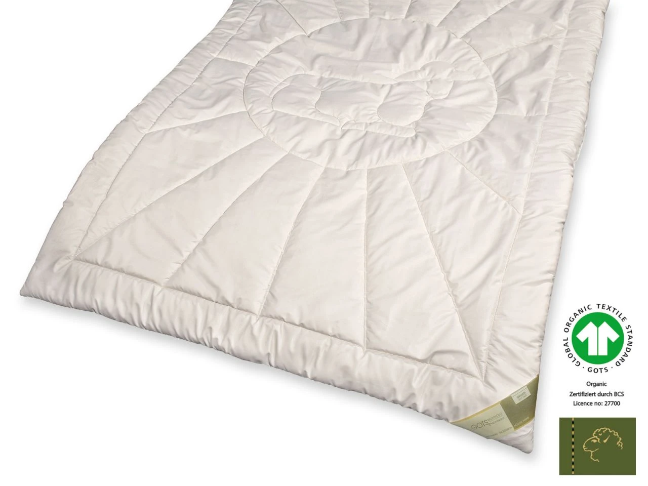 Bio-Schurwolle GOTS Organic Duo-Warm Steppbett 4 Bio-Schurwolle GOTS Organic Duo-Warm Steppbett – Bild 2