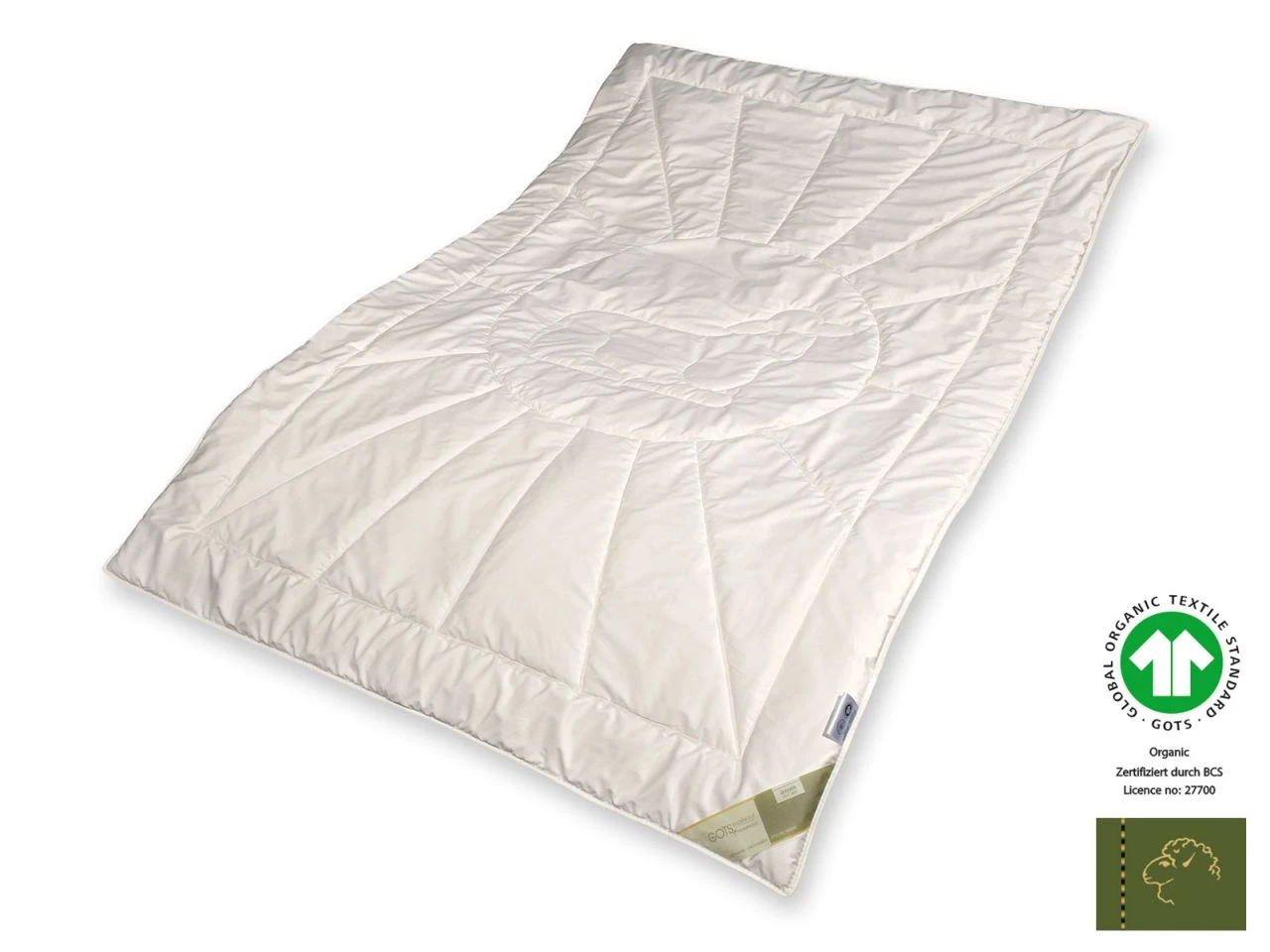 Bio-Schurwolle GOTS Organic Extra-Leichtsteppbett 3 Bio-Schurwolle GOTS Organic Extra-Leichtsteppbett