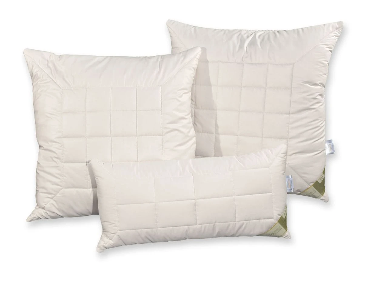 Bio-Schurwolle GOTS Organic Kopfkissen Mit Schurwollkugeln 3 Bio-Schurwolle GOTS Organic Kopfkissen Mit Schurwollkugeln