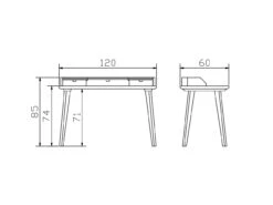 Oak-Line Schreibtisch Aska 11 Oak-Line Schreibtisch Aska -Betten-Prinz Schreibtisch Aska techn 843 380 Konstruktion 1280x1280