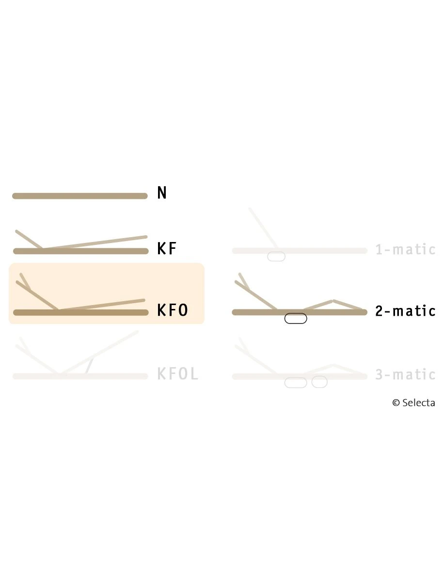 Selecta Lattenrost Einlegerahmen FR5, Ausführung KFO 5 Selecta Lattenrost Einlegerahmen FR5, Ausführung KFO – Bild 3