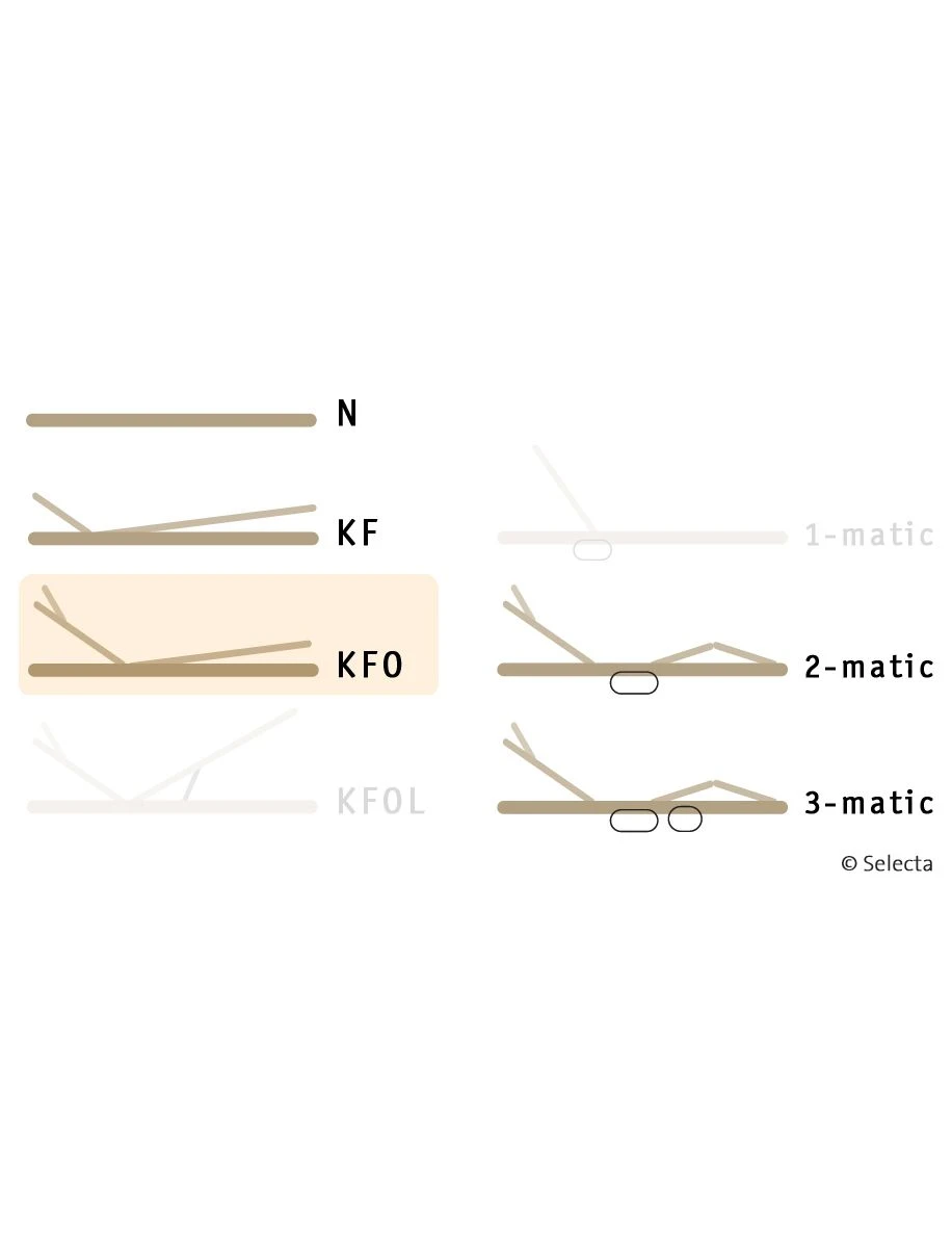 Selecta Lattenrost Einlegerahmen FR6, Ausführung KFO 5 Selecta Lattenrost Einlegerahmen FR6, Ausführung KFO – Bild 3