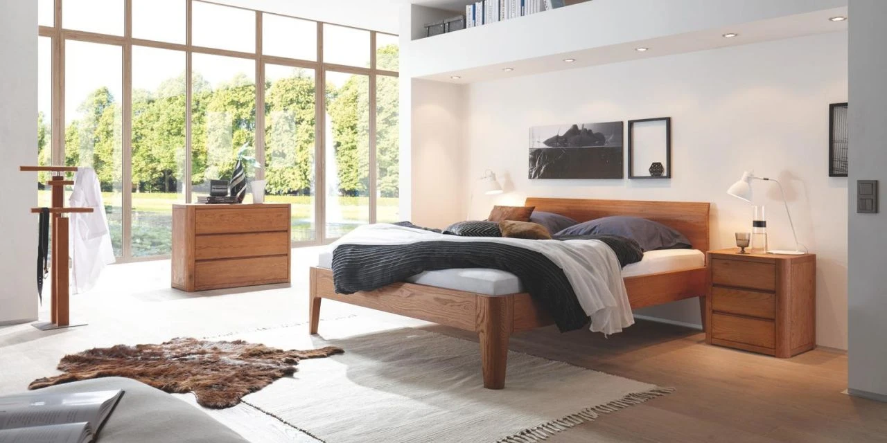 Oak-Line Modul 18, Kopfteil Lisio, Füße Xylo 3 Oak-Line Modul 18, Kopfteil Lisio, Füße Xylo