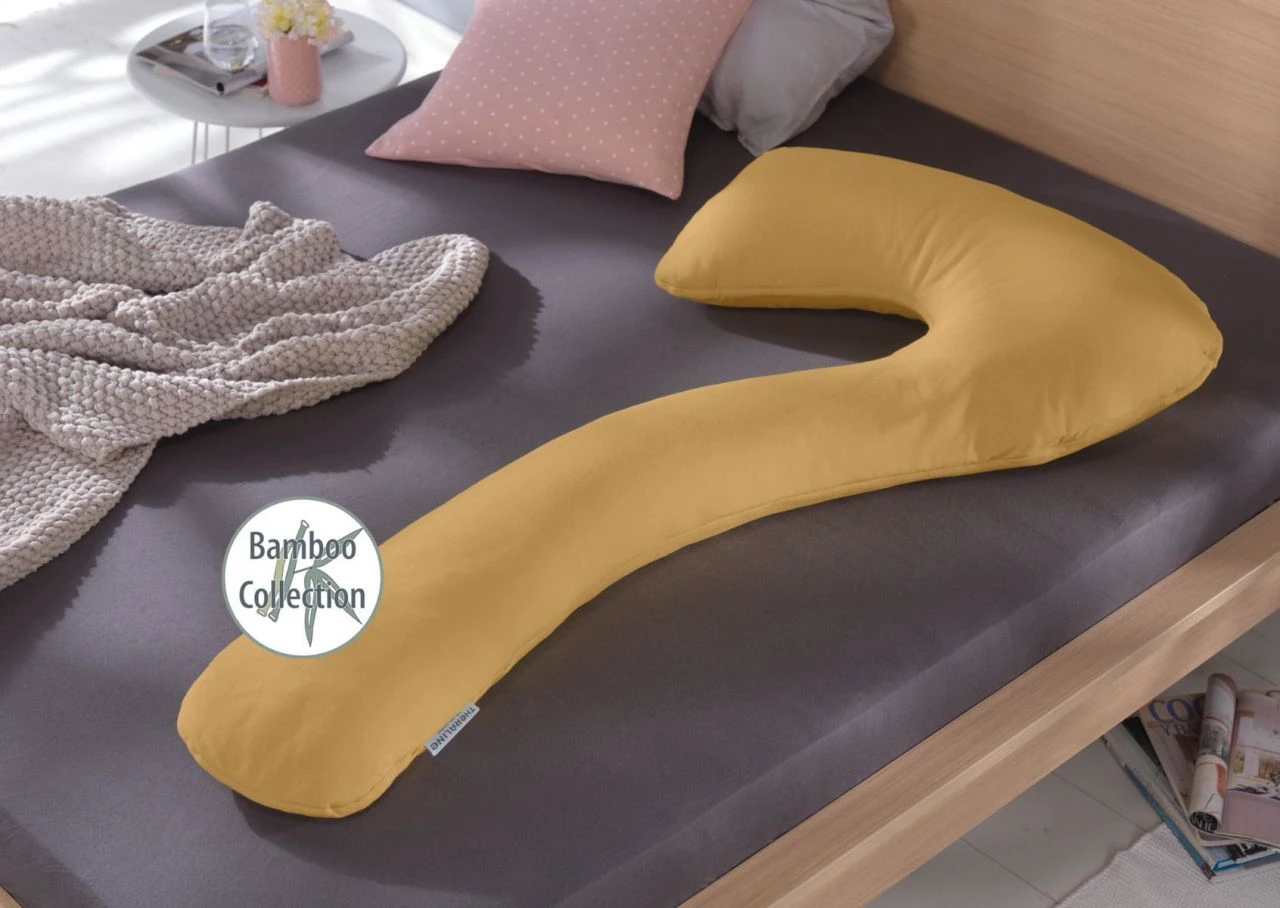 THERALINE My7 Seitenschläferkissen Inkl. Bamboo-Jersey-Bezug 4 THERALINE My7 Seitenschläferkissen Inkl. Bamboo-Jersey-Bezug – Bild 2