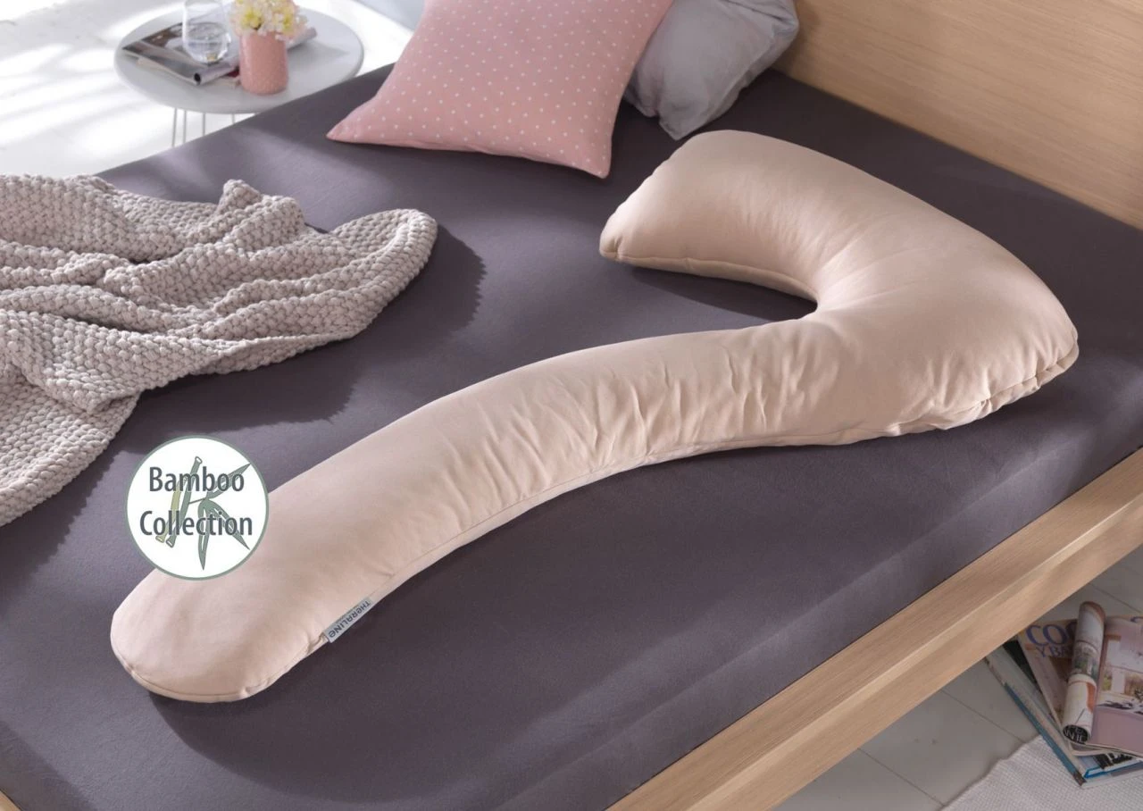 THERALINE My7 Seitenschläferkissen Inkl. Bamboo-Jersey-Bezug 7 THERALINE My7 Seitenschläferkissen Inkl. Bamboo-Jersey-Bezug – Bild 5